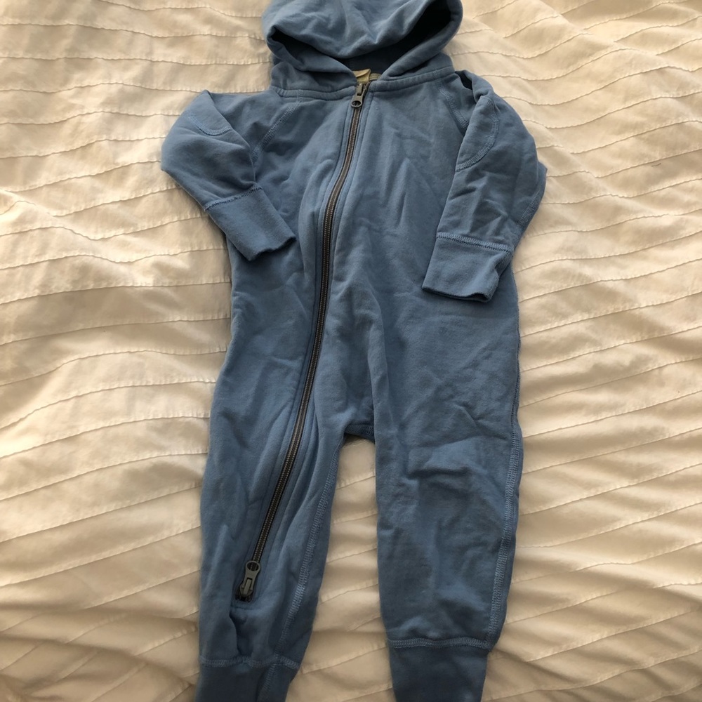 Sky Blue Hooded Two Way Sweatsuit by Sapling